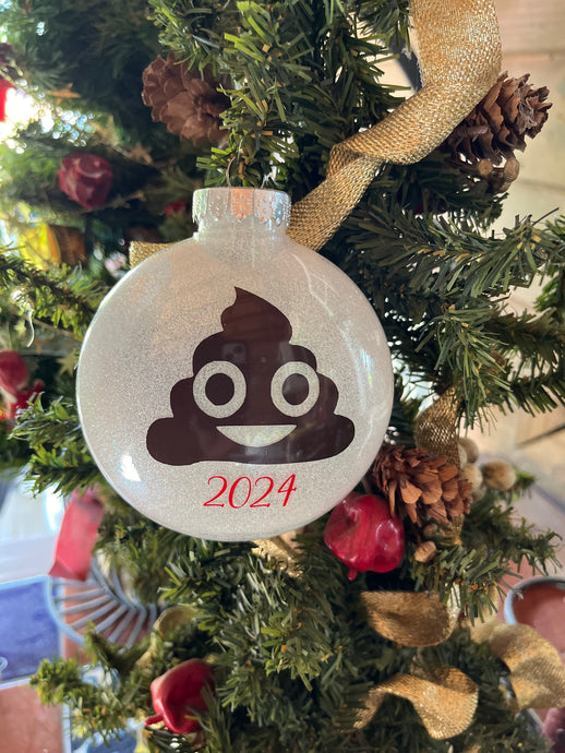 Funny Poop Ornament