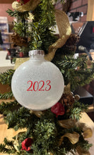 Load image into Gallery viewer, Monogrammed Ornament Personalized