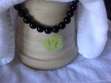 Load image into Gallery viewer, Personalized Monogram Oversized Bead  Necklace Pendant