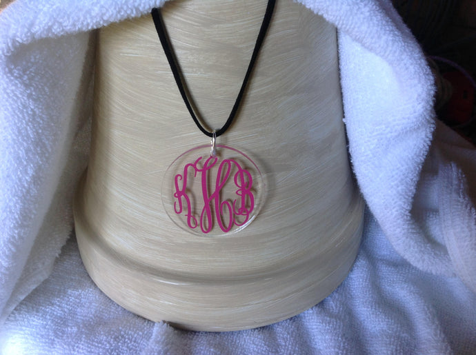 Personalized Monogram Pendent Necklace, Monogram Pendent Personalized Necklace, Personalized Pendent Monogram Necklace, Birthday Gift