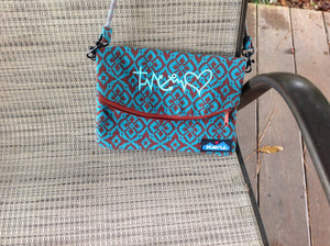 KAVU Slingaling Desert Mosaic Crossbody Bag Christian Faith Hope Love Symbol Cross Anchor Heart