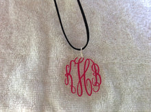 Load image into Gallery viewer, Monogrammed Personalized Pendent Necklace