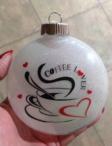 Coffee Lovers Christmas Ornament, Love Coffee Christmas Gift, Coffee Christmas Ornament, Coffee Lovers Gift Ideas, Birthday Gift