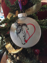 Load image into Gallery viewer, Horse Ornament, Personalized Horse Ornament, Horse Ornament Gift, Farm Horse Home Decor Gift, Horse Home Living, Horse Accents Gift