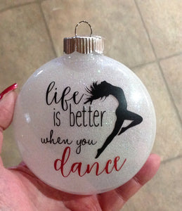 Dance Ballerina Ornament, Ballerina Ornament Dance, Ornament Dance Ballerina Gift, Dancers Ornament Christmas Gift