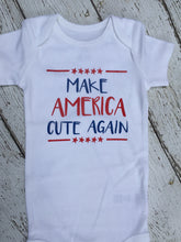 Load image into Gallery viewer, America Donald Trump Baby Outfit, Donald Trump Baby Outfit America, Baby Outfit America Donald Trump, America Baby Boy Baby Girl Gift