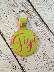 Personalized Gigi Keychain, Gigi Personalized Keychain, Keychain Personalized Keychain, Gigi Personalized Gift, Birthday Christmas Gift