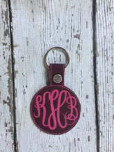 Load image into Gallery viewer, Monogram Keychain, Keychain Monogram, Monogram Keychain Gift For Her, Birthday Christmas Monogram Gift For Her