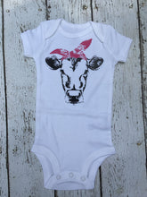 Load image into Gallery viewer, Cow Dairy Farm Animal Baby Boy Baby Girl Bodysuit, Dairy Cow Farm Animal Bodysuit Baby Boy Baby Girl, Dairy Cow Farm Animal Baby Bodysuit