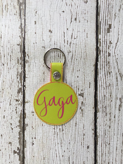 Personalized Gaga Keychain, Gaga Personalized Keychain, Keychain Personalized Gaga, Gaga Personalized Gift, Gaga Birthday Christmas Gift