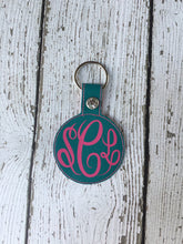 Load image into Gallery viewer, Personalized Monogram Keychain, Monogram Keychain Personalized, Keychain Monogram, Gift For Her, Birthday Christmas Gift For Her