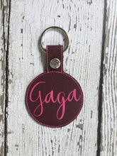 Load image into Gallery viewer, Personalized Gaga Keychain, Gaga Personalized Keychain, Keychain Personalized Gaga, Gaga Personalized Gift, Gaga Birthday Christmas Gift