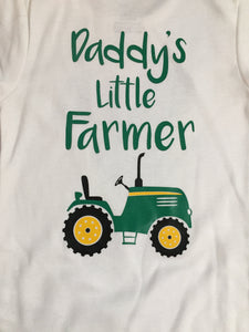 Farmers Son Farm Tractor Bodysuit, Farm Tractor Bodysuit Farmers Son, Bodysuit Farmers Son Farm Tractor, Daddys Little Farmer Outfit