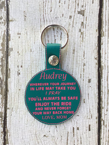 To My Daughter Keychain Gift, Keychain Gift To My Daughter, Gift To My Daughter Keychain, Gift For Daughter, Gift Ideas For My Daughter