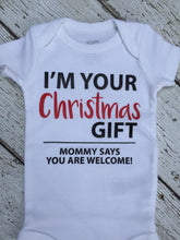 Load image into Gallery viewer, Baby Christmas Outfit, Christmas Outfit Baby, Outfit Baby Christmas, Baby Christmas Bodysuit, Christmas Baby Bodysuit Outfit