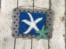 Load image into Gallery viewer, Starfish Gift, Starfish Wall Decor, Starfish Home Decor, Starfish Metal Wall Art, Turquoise Home Decor, Starfish Wall Art