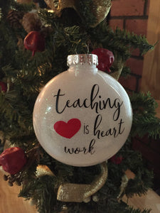 Teacher Ornament, Teacher Ornament Gift, Teacher Gift Ornament, Teacher Gift Ideas, Gift For Teacher, Teacher Christmas Gift, Teacher Gift