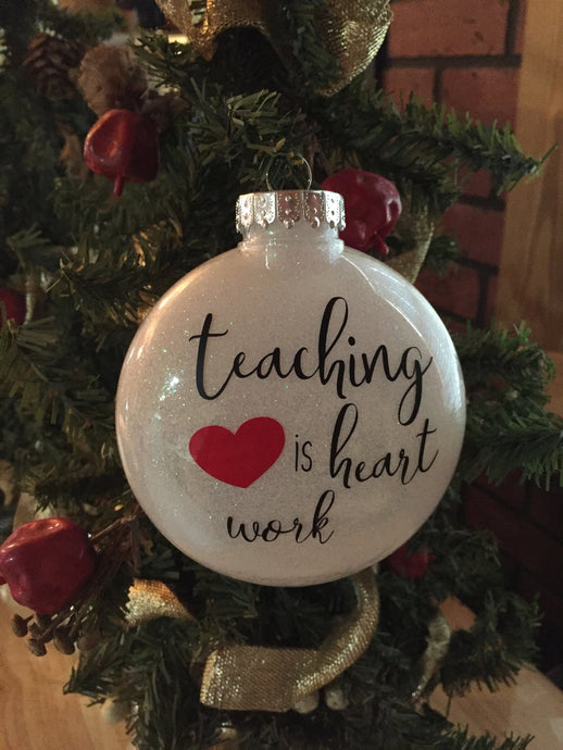 Teacher Ornament, Teacher Ornament Gift, Teacher Gift Ornament, Teacher Gift Ideas, Gift For Teacher, Teacher Christmas Gift, Teacher Gift