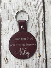 Load image into Gallery viewer, Boyfriend Gift Personalized, Boyfriend Gift Keychain, Couple Gift For Boyfriend, Custom Keychain For Boyfriend, Wedding Gift, Anniversary