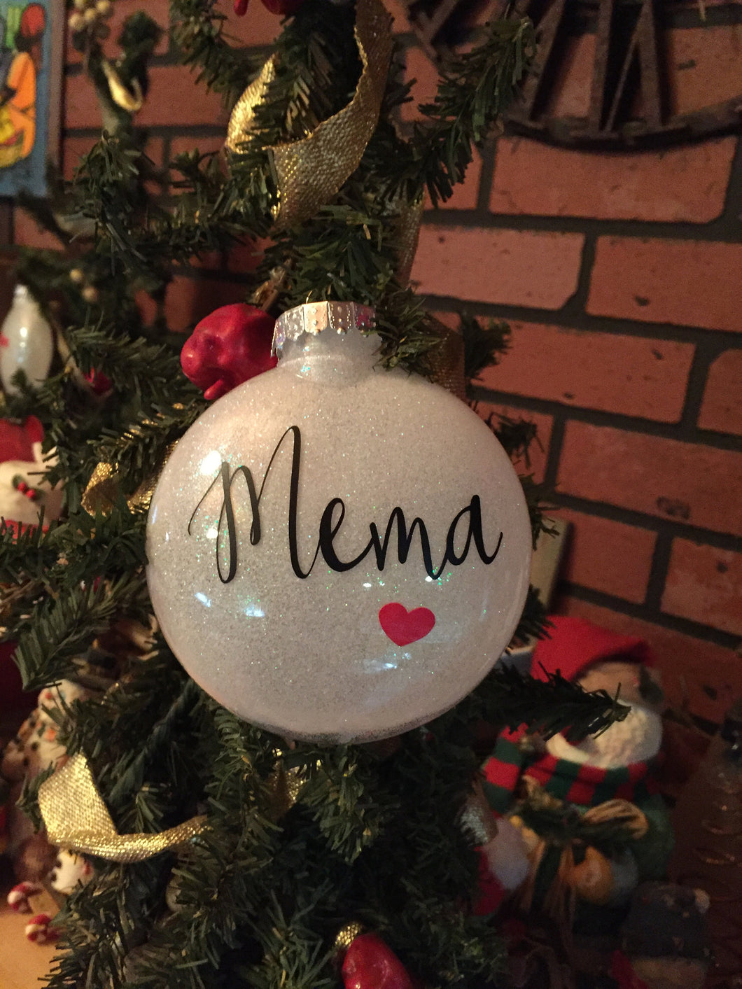 Mema Ornament, Mema Ornament Gift, Mema Gift Ornament, Mema Gift Ideas, Gift For Mema, Mema Christmas Gift, Mema Christmas Ornament