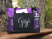 Load image into Gallery viewer, Gigi Gifts, Tote Bag Personalized, Tote Bag Personalized With Zipper, Canvas Tote Bag For Women, Canvas Tote Bag Personalized