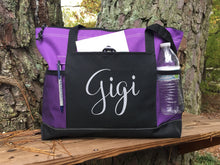 Load image into Gallery viewer, Gigi Gifts, Tote Bag Personalized, Tote Bag Personalized With Zipper, Canvas Tote Bag For Women, Canvas Tote Bag Personalized