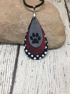 Cat Lover Gift Jewelry, Cat Mom Gifts, Cat Mom Jewelry, Cat Paw Necklace, Cat Lover Gift Women, Cat Earrings, Cat Earrings Dangle, Cat Gift