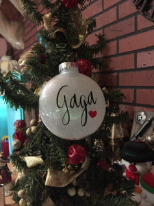 Gaga Ornament, Gaga Ornament Gift, Gaga Gift Ornament, Gaga Gift Ideas, Gift For Gaga, Gaga Christmas Gift, Gaga Christmas Ornament